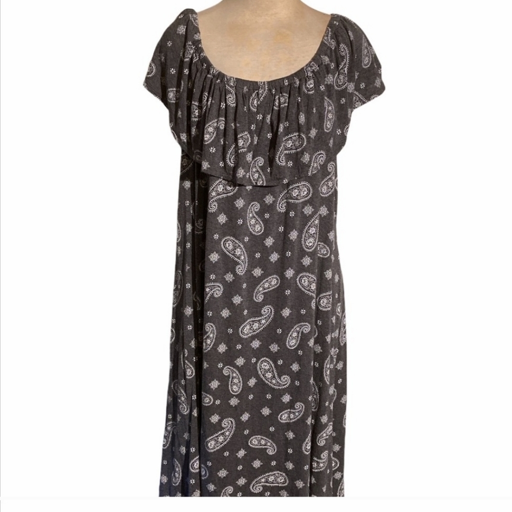Lane Bryant women's dress gray and white size 24